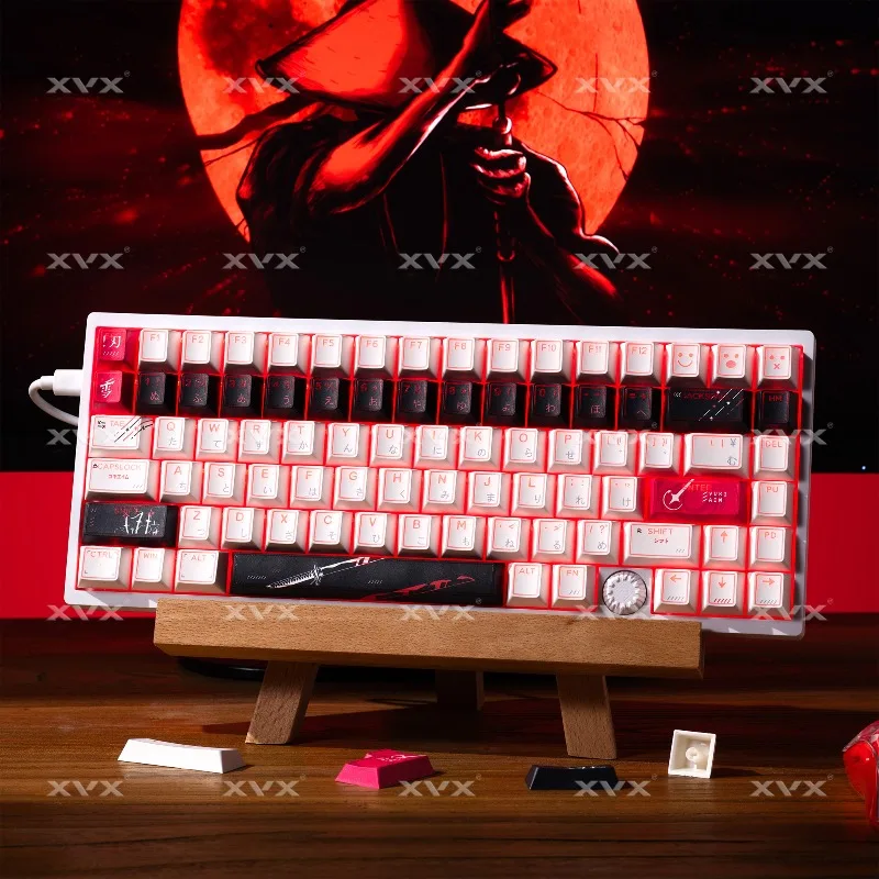 Juego de teclas con tema XVX Prism Snow Woman, perfil de cereza PBT, teclas originales personalizadas hechas a mano para accesorios de teclado mecánico - imagen 5