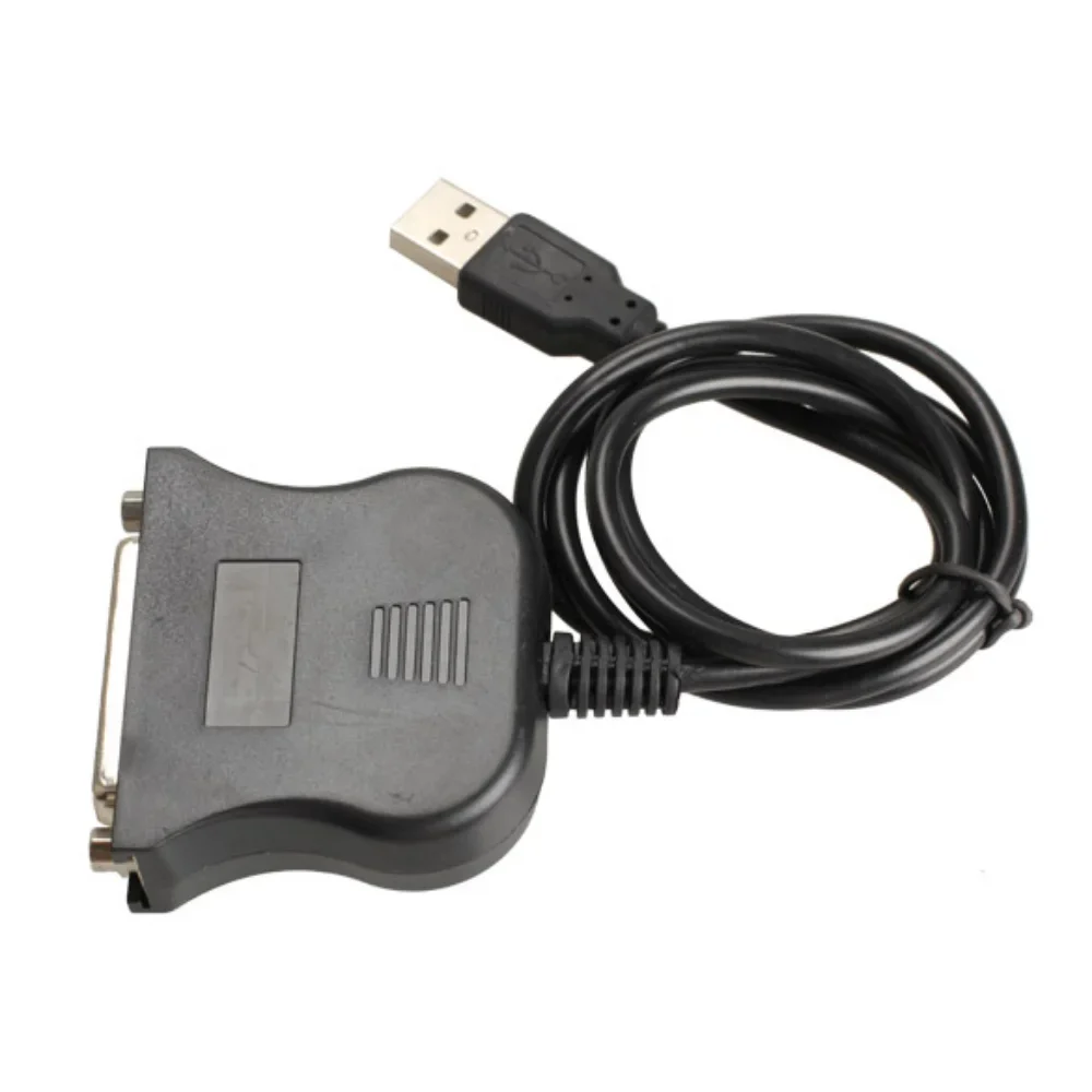 Cable USB A IEEE 1284, convertidor de impresión LPT paralelo de 25 pines, adaptador de Puerto hembra A DB25 para impresora PC de escritorio y oficina - imagen 3