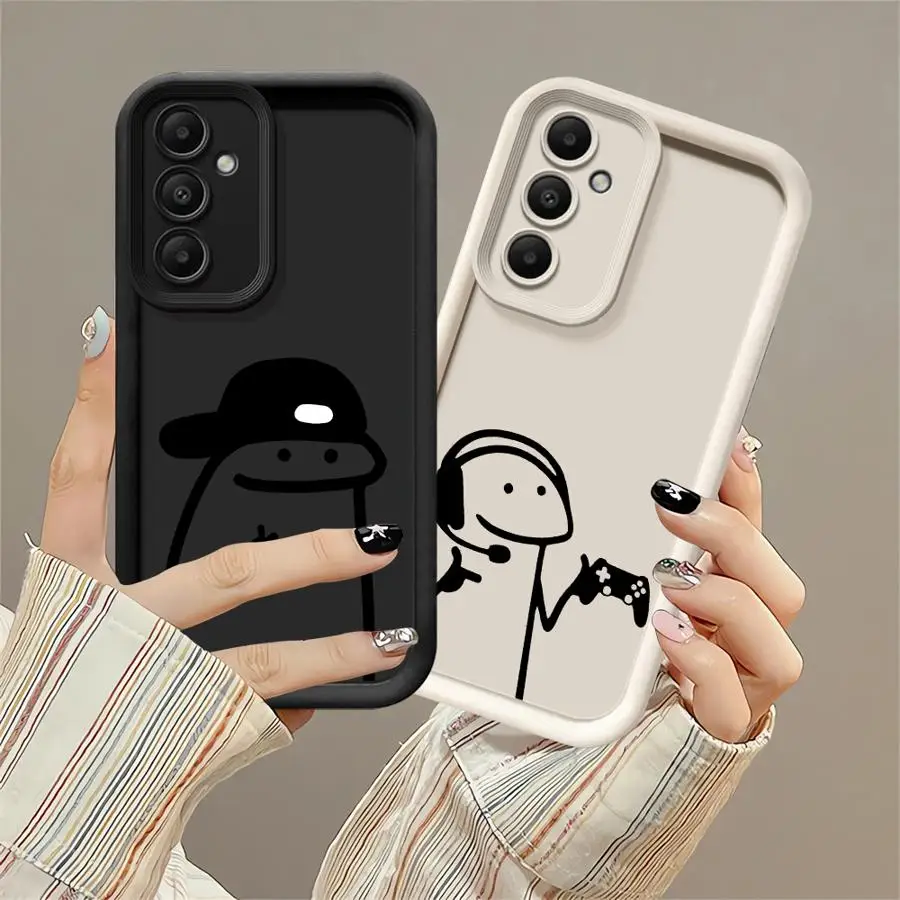 Funda de teléfono suave Match Man para Samsung Galaxy A36 A35 A52 A24 A21s A73 A56 A55 A32 A22 A25 A26 A33 A54