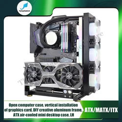 Chasis PC Abierto para Gaming Mini-ITX, Micro-ATX y ATX