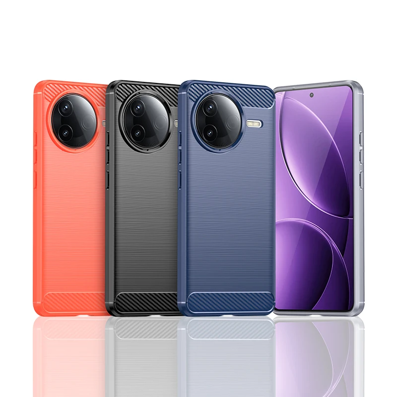 Para Poco F7 Pro funda Xiaomi Poco X7 Pro Capas a prueba de golpes armadura trasera fibra de carbono TPU Fundas suaves Poco F7 PocoF7 Pro - imagen 3