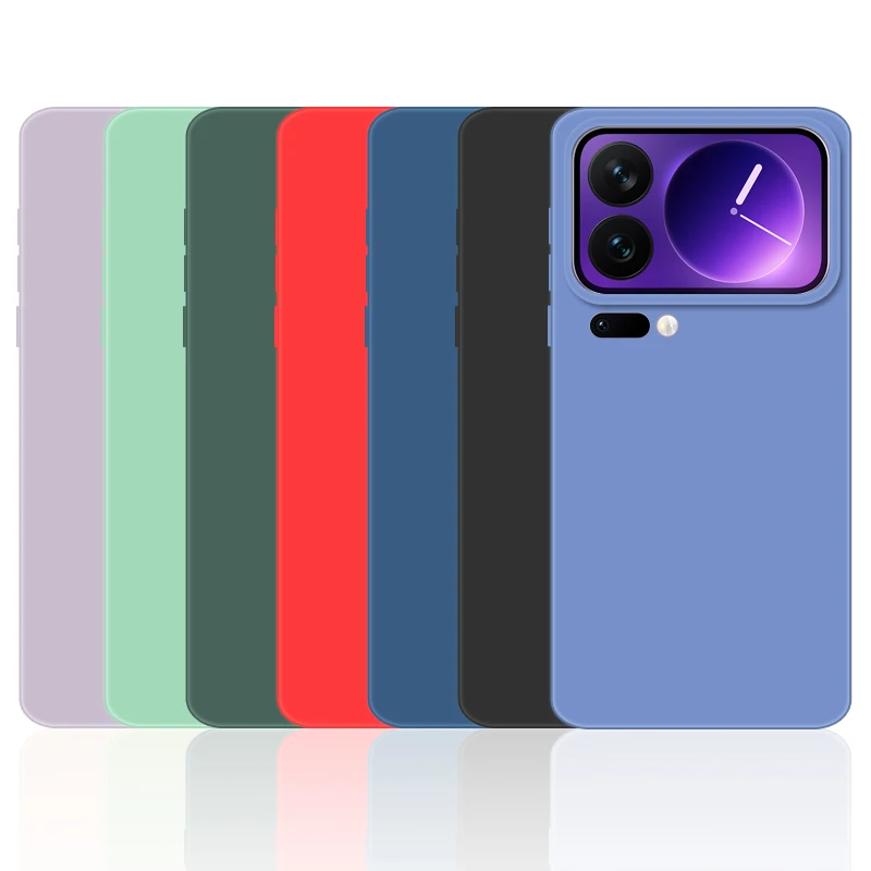 Para Xiaomi 17 Pro Max Funda Xiaomi 17 Pro Max Funda de silicona líquida suave Fundas protectoras de teléfono para Xiaomi Mi 17 Funda - imagen 2