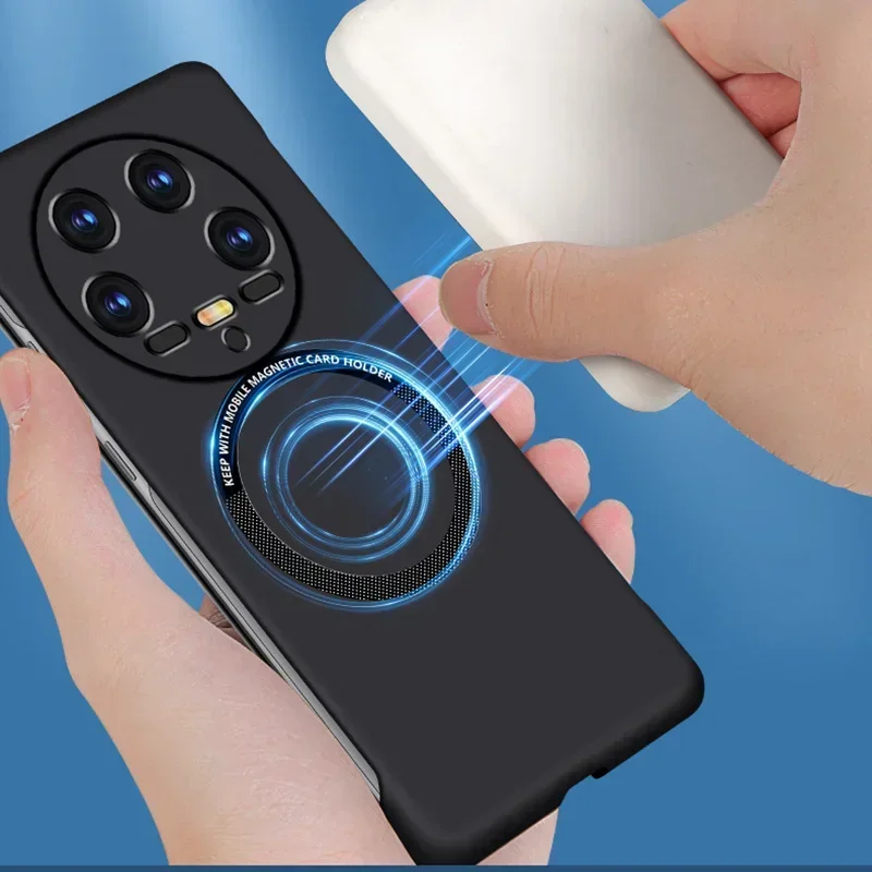 Para Magsafe funda rígida magnética sin marco para PC para Xiaomi 15 Ultra Mi15pro cubierta de carga inalámbrica a prueba de golpes para Xiaomi 15ultra