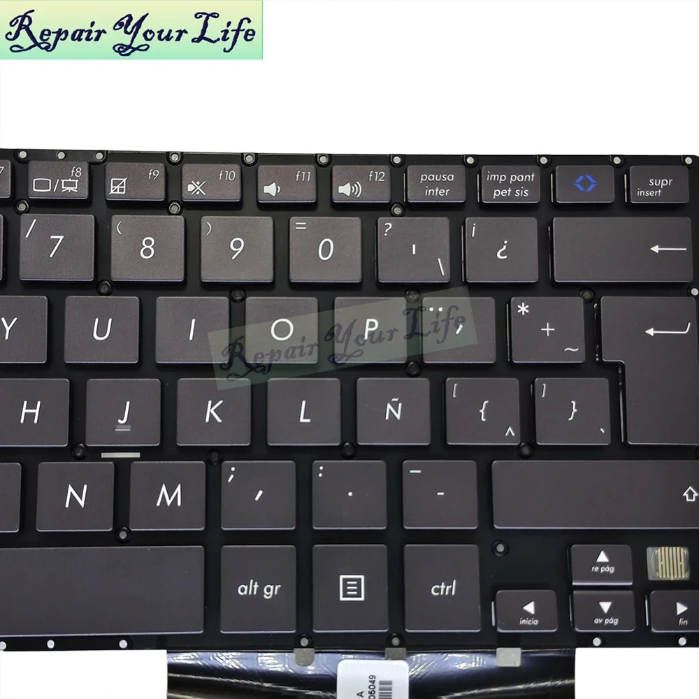 Teclado latino español UI para Asus TX300 TX300CA Transformer Book TX300C piezas de cuaderno Teclado 0KNB0-3627LA00 3627SP00 3627UI00 - imagen 2