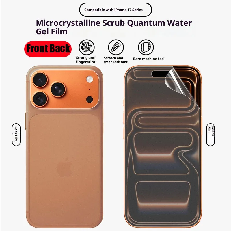 Película de hidrogel mate frontal y trasera para Apple iPhone 17 Pro Max, película suave de TPU para iPhone 17 Pro 17, Protector de pantalla de aire, no vidrio