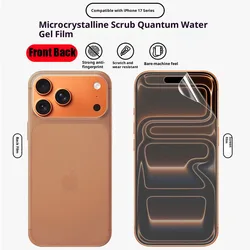 Protector Hidrogel Matte iPhone 17 Pro Max – Película TPU Flexible Frontal y Trasera