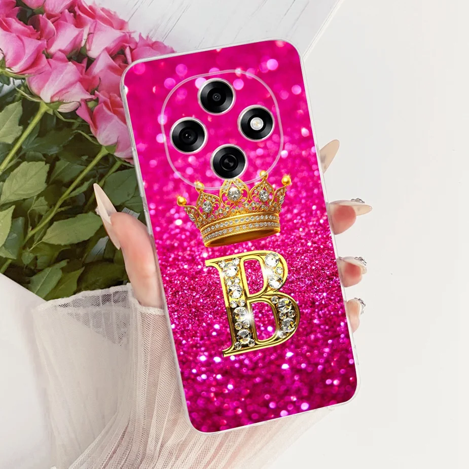 Para Oppo F31 Pro 5G funda CPH2763 elegante corona letras cubierta suave funda de teléfono delgada para Oppo F31 F 31 OppoF31 Pro F31Pro 5G Fundas - imagen 4