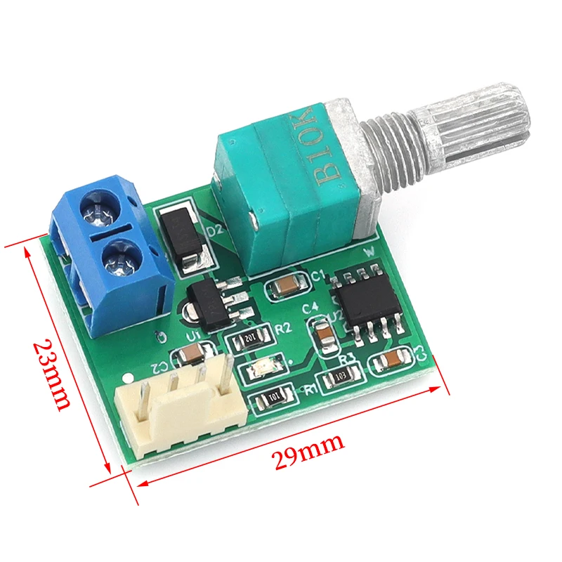 Controlador de velocidad PWM para ventilador de ordenador de cuatro cables DC12V con chasis de interruptor, el control de velocidad del ventilador de 4 cables puede apagar 3A - imagen 2