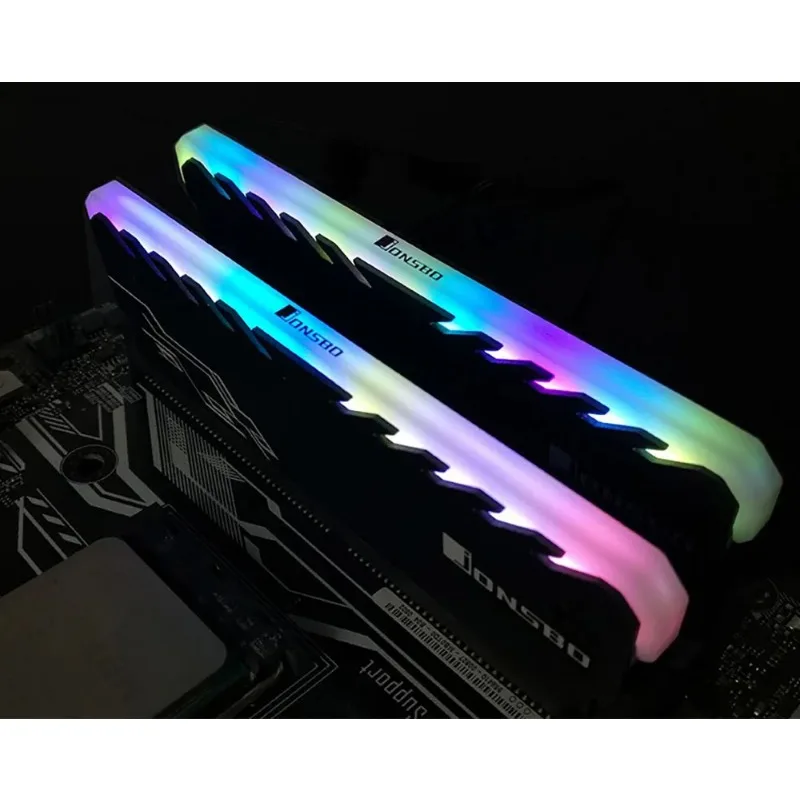 Disipador de calor RAM de aluminio, radiador de luz RGB 265, chaleco de enfriamiento de memoria de escritorio - imagen 5