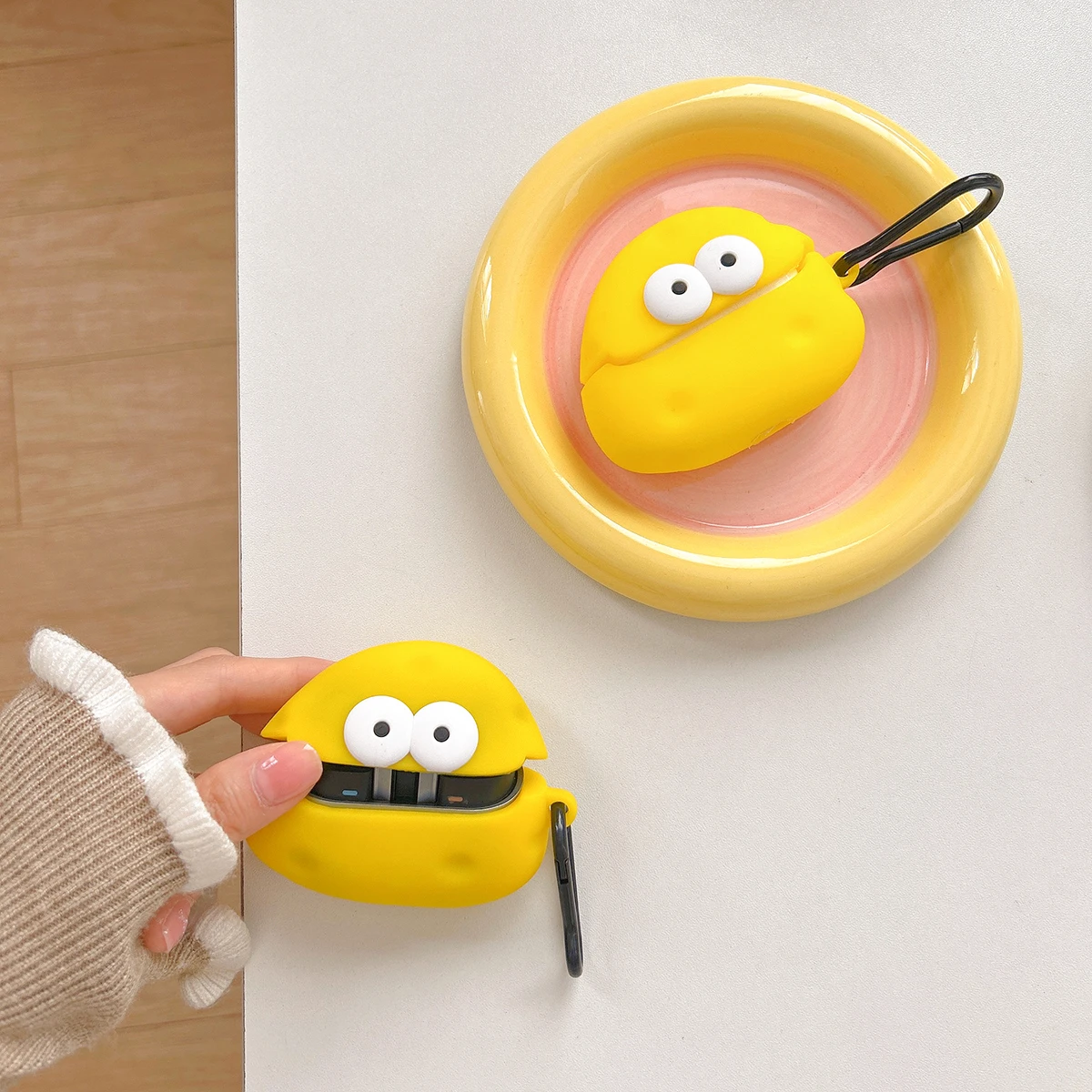 Para Samsung Galaxy Buds 3 3 Pro funda lindo queso silicona auricular funda accesorios cubierta - imagen 4