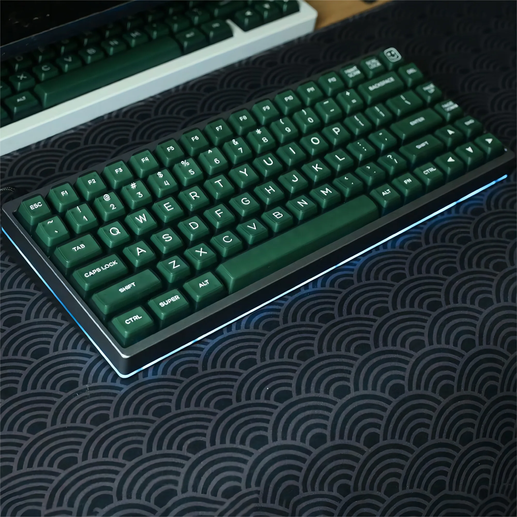 Teclas de teclado translúcido Esmeralda, perfil SA, Semi transparente, doble disparo, PBT, para interruptores MX, teclado de jugador, 142 teclas - imagen 2