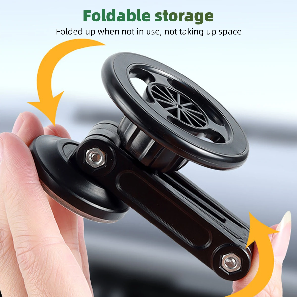 Para navegación plegable Universal 360 rotación soporte magnético para teléfono de coche para Magsafe soporte para teléfono móvil soporte magnético para coche - imagen 3