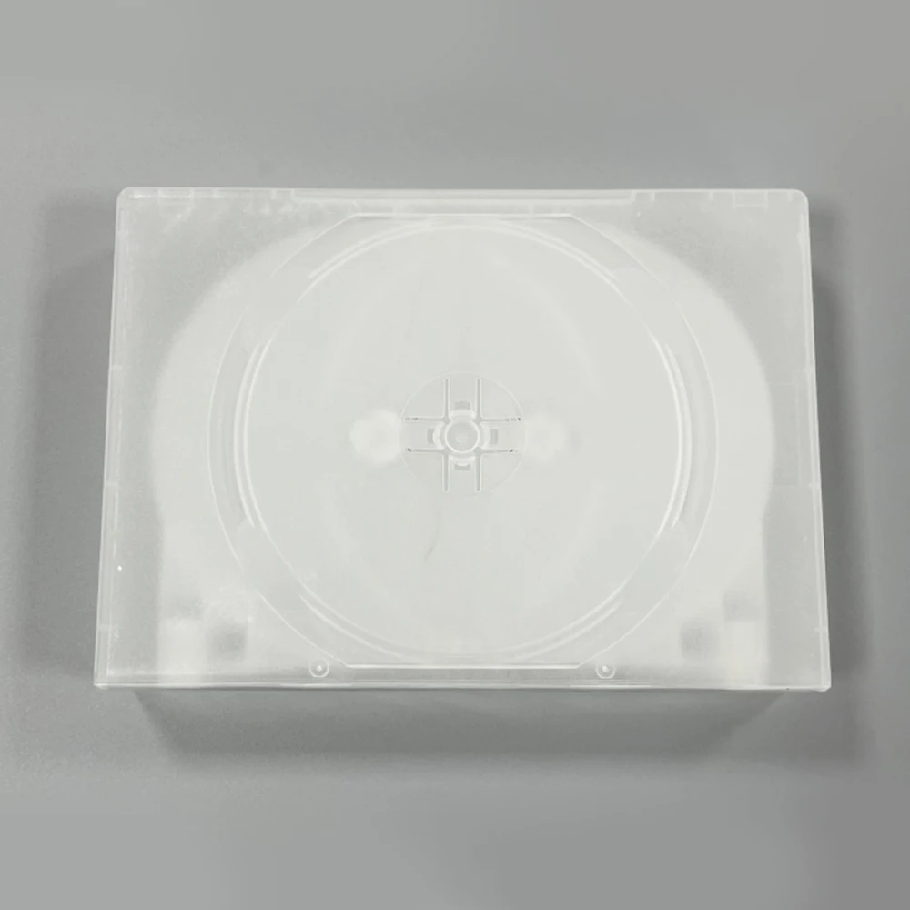 Caja de almacenamiento de discos con capacidad de 10 CD, caja transparente para DVD/CD, caja portátil para cine en casa - imagen 4