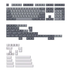 Keycaps GJ Apollo PBT Doubleshot Perfil Cherry Alice