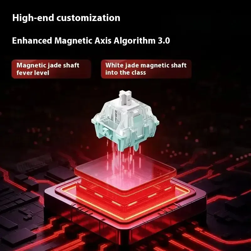 XINMENG Beat68 HE interruptor magnético Ultra con cable teclado para juegos modo Tri 0,01mm disparo rápido 8000Hz 28K velocidad de escaneo 7000mAh regalos - imagen 2