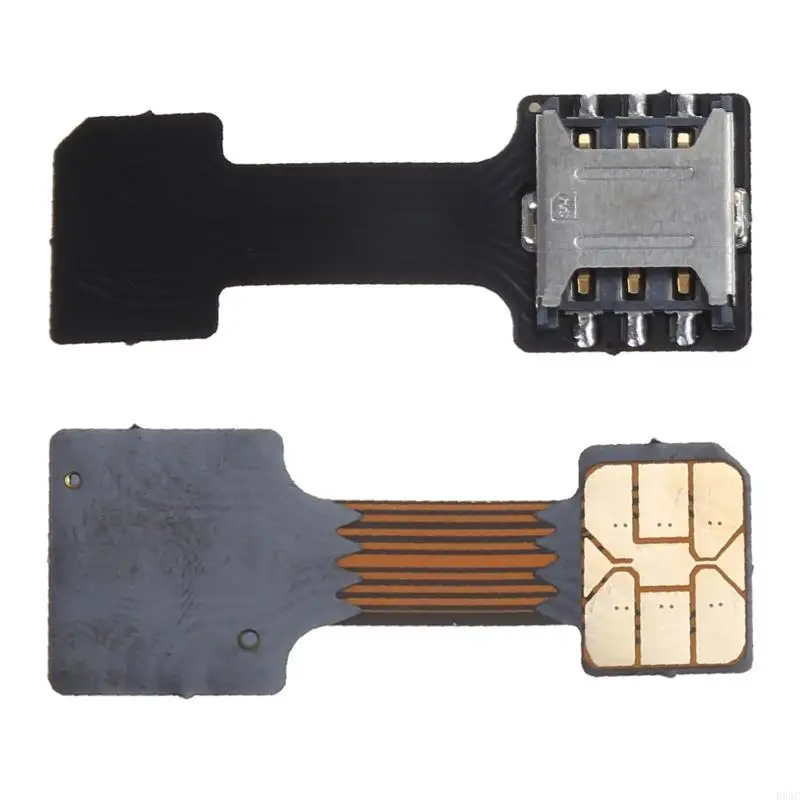 Adaptador de tarjeta SIM dos en uno, convertidor, Cable flexible de espera, Tarjeta SIM Dual + Micro SD, Horizontal, extensión de tarjeta Sim Android - imagen 4