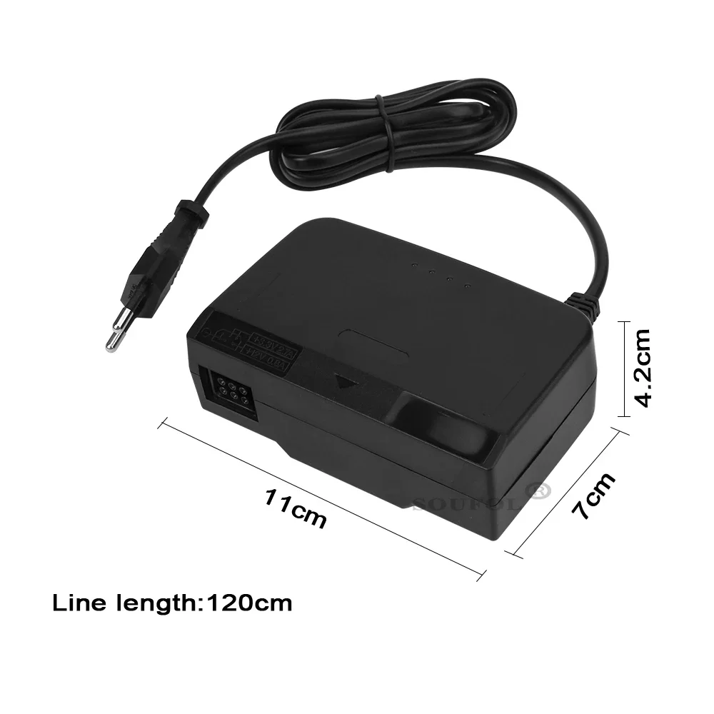 Adaptador de fuente de alimentación de CA de alta calidad, cargador de pared con enchufe europeo y estadounidense para consola Nintendo GameCube NGC N64, envío directo - imagen 3