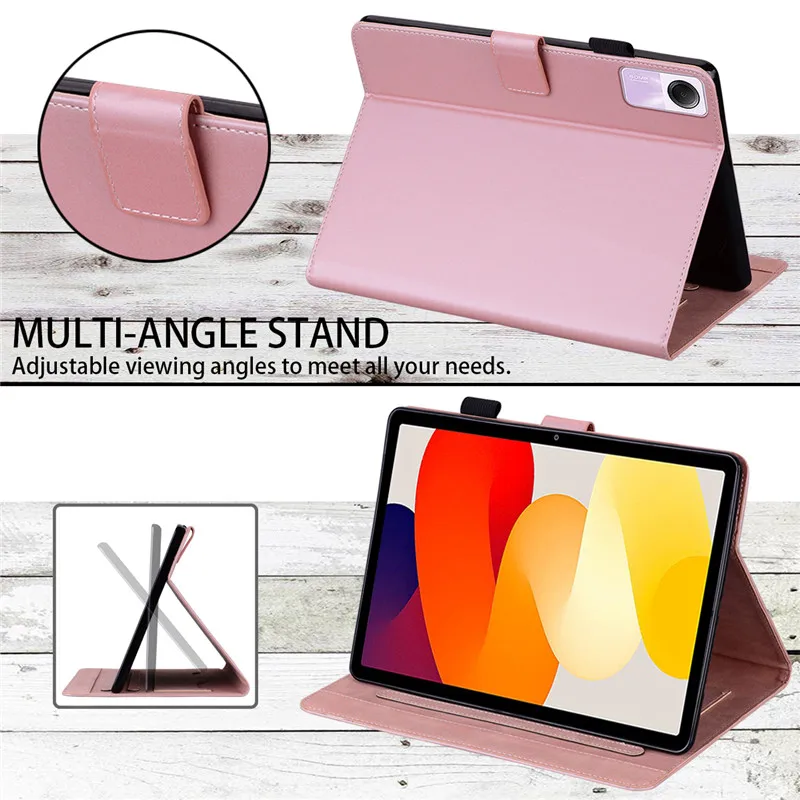 Funda para tableta Redmi Pad SE, Funda de 11 ", bonita Funda con tapa tipo billetera de dibujos animados para Coque Xiaomi Red Mi Pad Redmi Pad Se 2023, Funda para niños - imagen 4