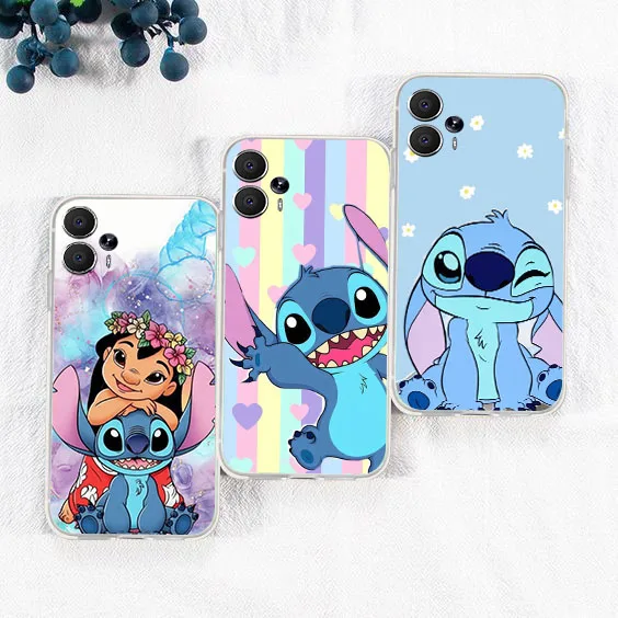 BD-68 We Love Stitch funda transparente para Moto G13 E6I E22 G82 G40 G10 G200 E22I E6S E30 G23 E40 Edge 20 S30 potencia de fusión - imagen 3