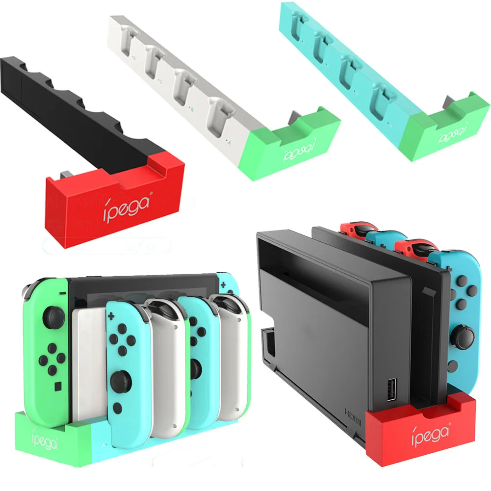 Base de carga para mando de juegos, soporte de escritorio para Nintendo Switch Joy-Con - imagen 2
