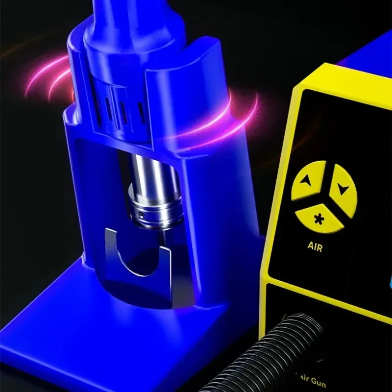 MECHANIC 861DS-Estación de soldadura 2 en 1 de doble función, pistola de viento, soldador eléctrico, Estación de Reparación de retrabajo - imagen 4