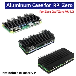 Caja Aluminio Raspberry Pi Zero 2 W – Incluye Disipador y Pastilla Térmica