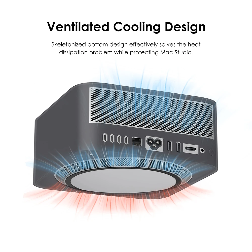 Funda de silicona para Mac Studio 2025, funda protectora resistente al desgaste, funda protectora impermeable para Mac Studio 2025 - imagen 5