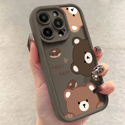 Funda Xiaomi Redmi Note con dibujo oso antimpactos