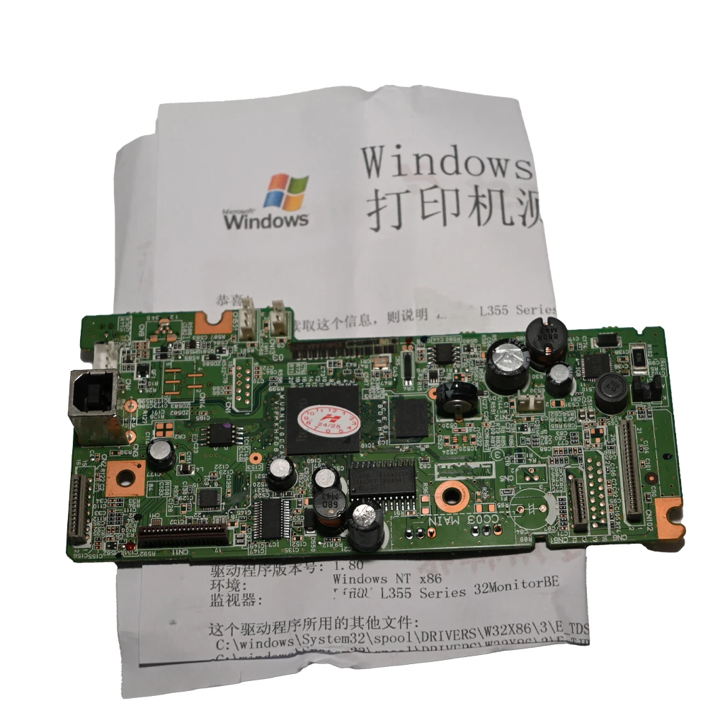 Placa base principal del formateador Original para Epson L355 L555 L1110 XP410 XP345 T1110