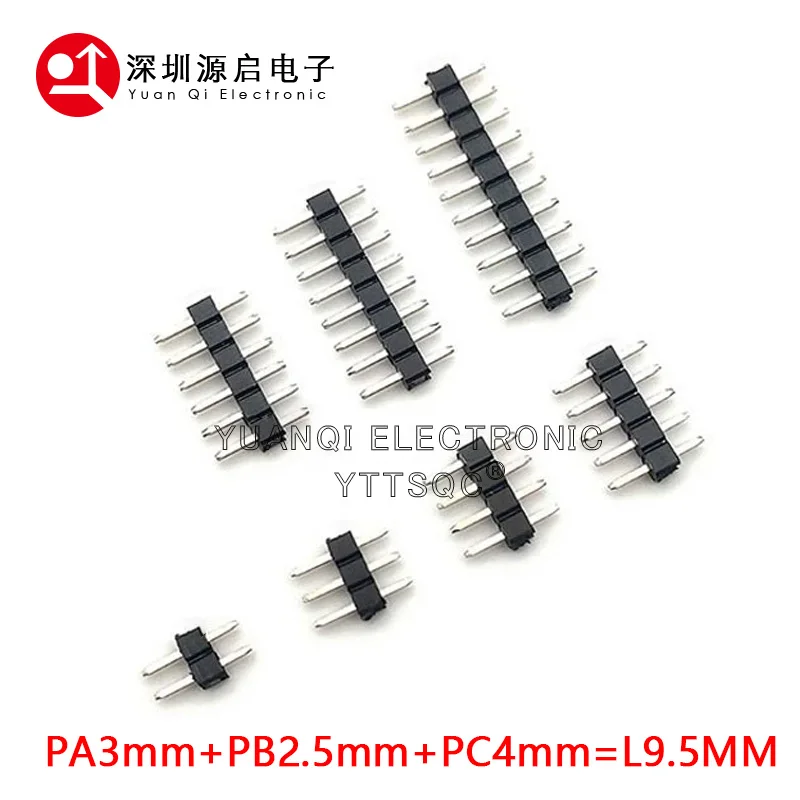 20 piezas de perfil corto PH5 de una sola fila, 1x2P/5P/6P/10P/15P/40P, PCB chapado en oro, Conector de enchufe hembra, 2,54mm - imagen 5