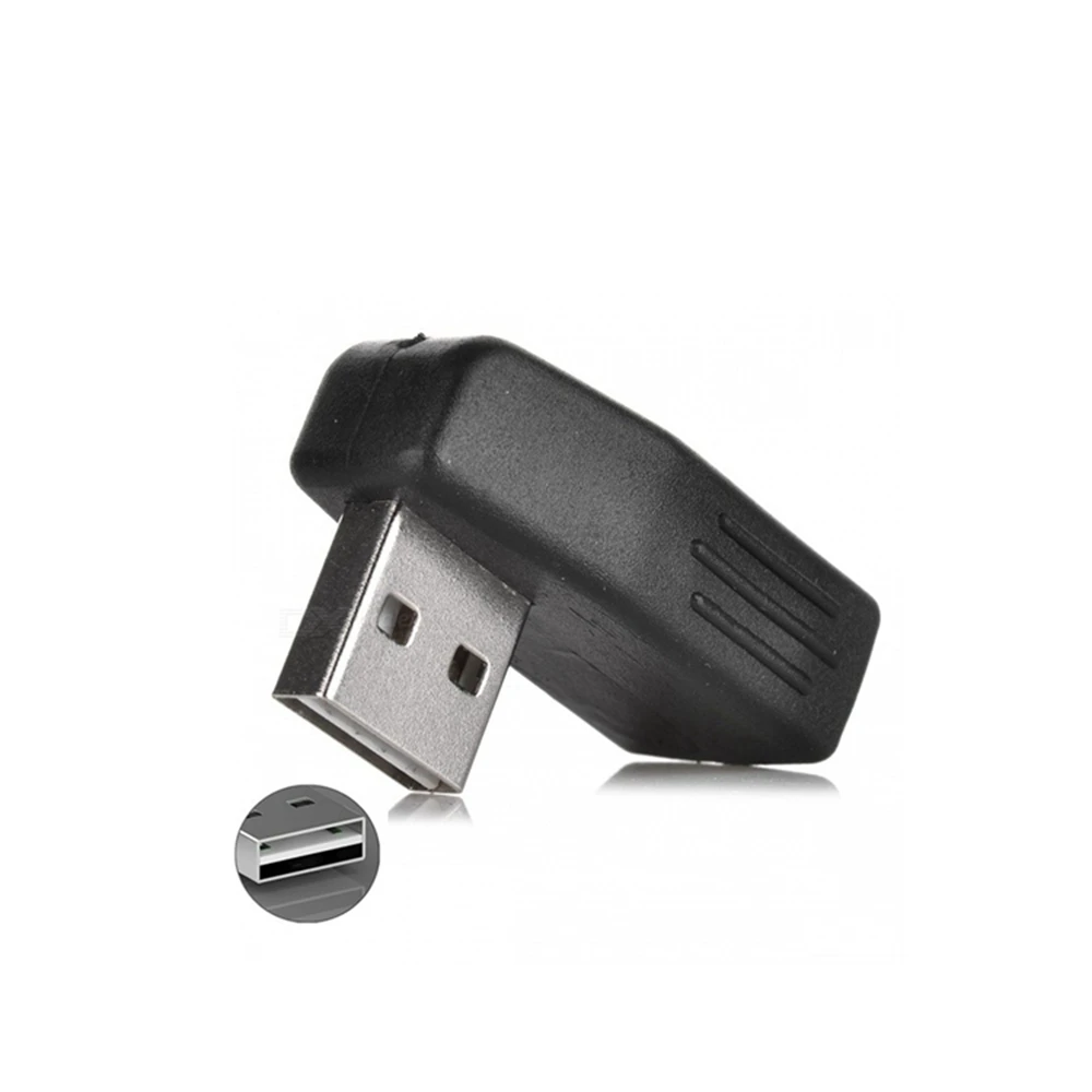Conector adaptador macho hembra USB 2,0 A de 90 grados con ángulo izquierdo/derecho/abajo/arriba para PC portátil, durabilidad y rendimiento estable - imagen 3