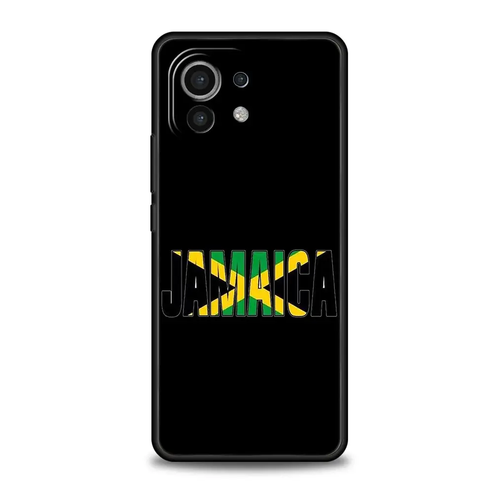 Funda de teléfono con bandera nacional de Jamaica para Xiaomi Mi 17 15T 15 14 14T 13T 12T Pro 12 13 Lite 5G 11T Poco X6 X7 X5 Pro, funda suave - imagen 5
