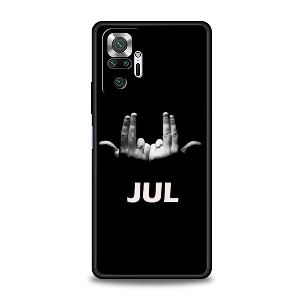 JuL rapero funda de teléfono para Xiaomi Redmi Note 13 12 5G 11 10 Pro Plus 4G 9S 9 8 7 9T 13C 12C 10C 9C 9A funda de silicona suave - imagen 3