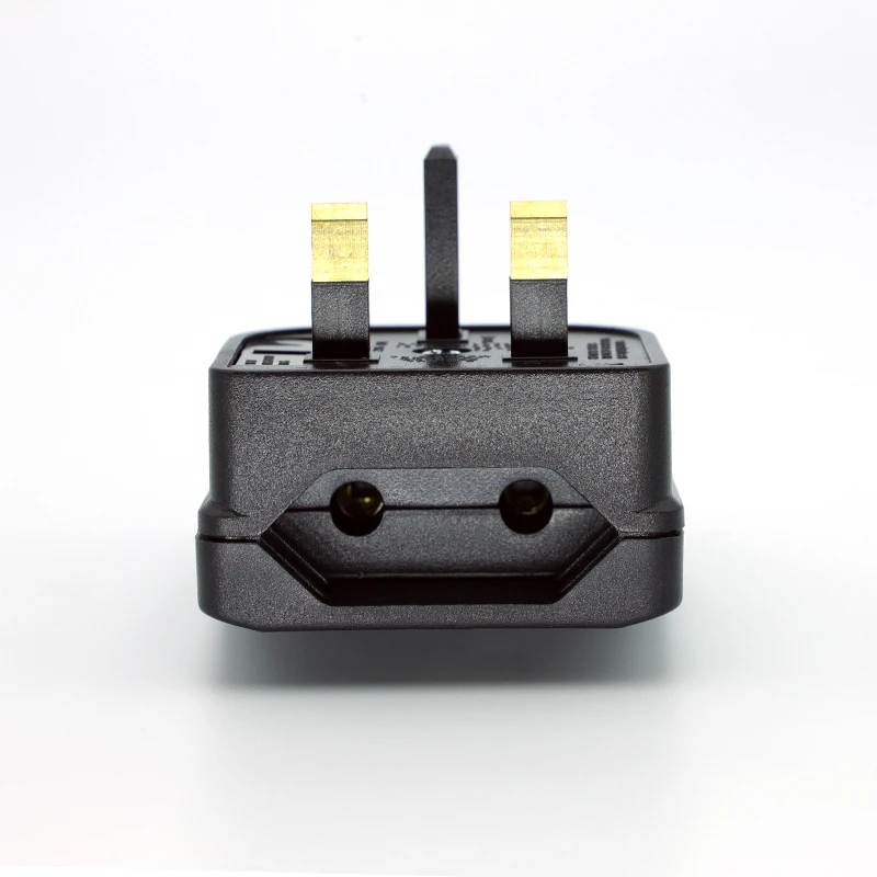 1 Uds europeo Euro Eu 2 pines a Reino Unido 3 pines toma de corriente adaptador de enchufe de viaje convertidor adaptador de corriente cargador toma de corriente - imagen 4