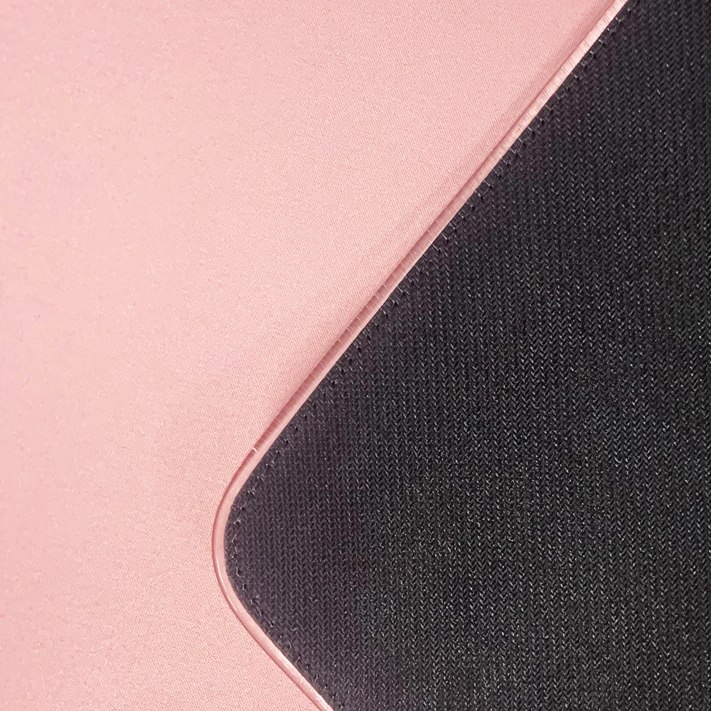 Alfombrilla de ratón rosa Rgb fondo monocromático alfombrilla de ratón para juegos con retroiluminación LED portátil Gamer teclado accesorios para juegos alfombrilla de escritorio Pc - imagen 5