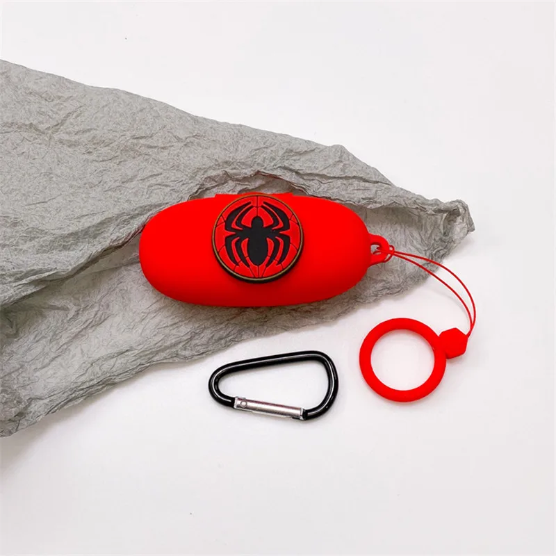 Funda de auriculares de dibujos animados de Marvel para 1 más ComfoBuds Pro, auriculares Blutooth de silicona, caja de carga, funda protectora con cordón - imagen 5