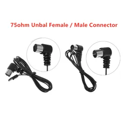 Cable Antena FM Coaxial 75Ω – Compatible Receptores Audio