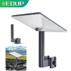 EDUP SK0084 Starlink Mini RV Soporte de escalera Starlink Mini Soporte de estante de techo Starlink Mini Soporte de abrazadera de poste con tubo para RVs