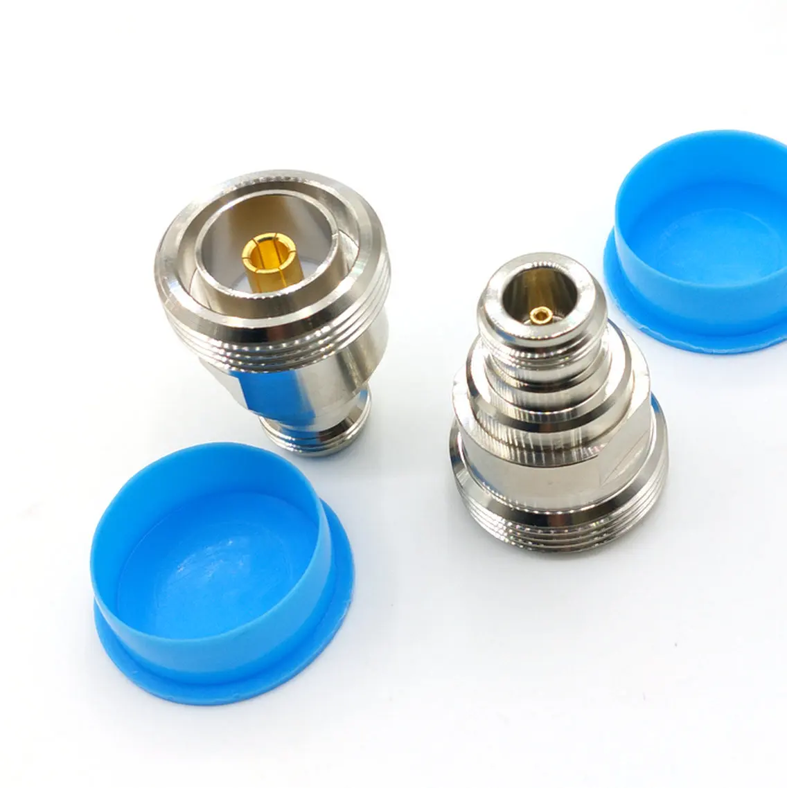 Adaptador Coaxial de latón RF L29 7/16 DIN hembra a N hembra, 1 unidad - imagen 2