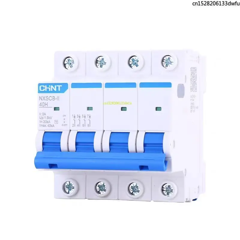 CHINT NXSCB-II T1 T2 protección contra rayos contra sobretensiones dispositivo de protección de respaldo dedicado Protector nivel 1 nivel 2 interruptor SPD - imagen 4