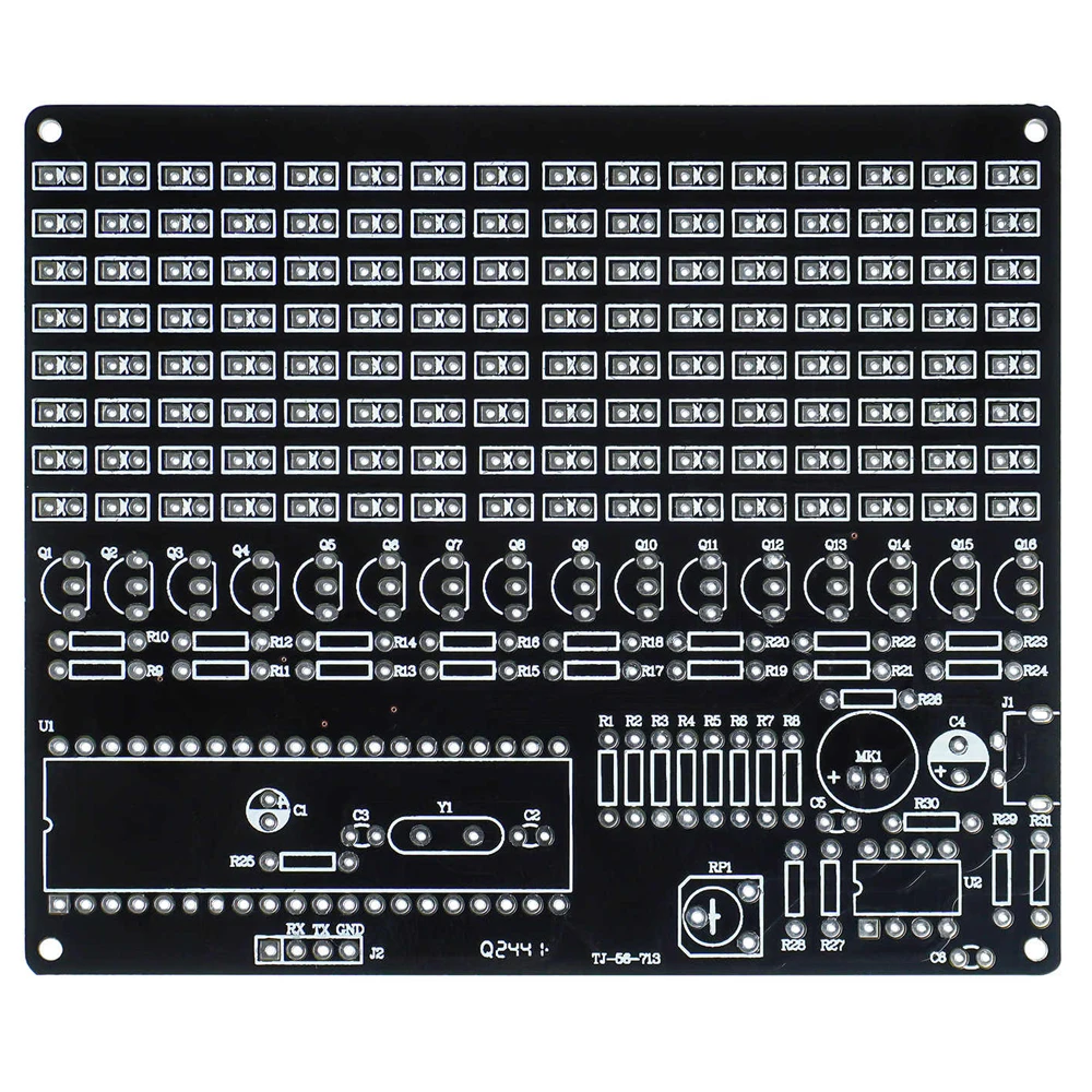 Kit de soldadura LED DIY, lámpara de melodía con Control de sonido, KIT electrónico de espectro, proyecto de fabricación, pantalla de lámpara de ritmo - imagen 4