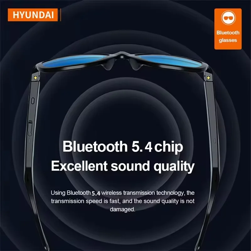 Choice HYUNDAI HY-C8 auriculares Bluetooth multifunción gafas de sol deportes al aire libre ciclismo gafas de Audio sonido envolvente música - imagen 5