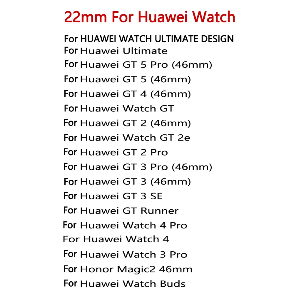 Correa de silicona de 22mm para Huawei Watch GT 4 GT4, pulsera de repuesto para Huawei GT3 GT2 Pro GT 3 2 Pro, 46mm - imagen 3