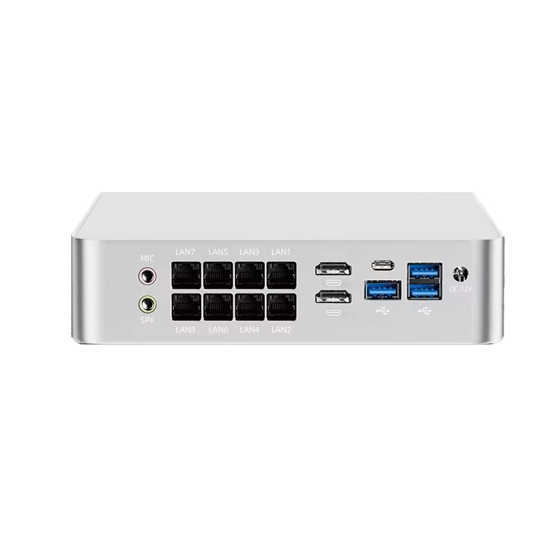 Helorpc Mini PC industrial con i7-8705G compatible con WiFi Linux Pfsense Computadora compacta con 3xUSB3.0 2xUSB2.0 1xTYPE-C 2xHDMI2.0 - imagen 2