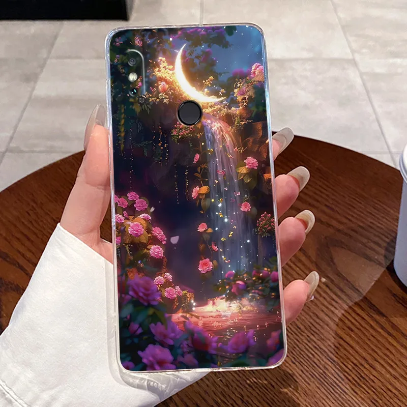 Para Redmi S2 funda para Redmi Y2 contraportada transparente de lujo lindo conejo de amor fresco divertido patrón suave TPU funda de teléfono de silicona - imagen 5