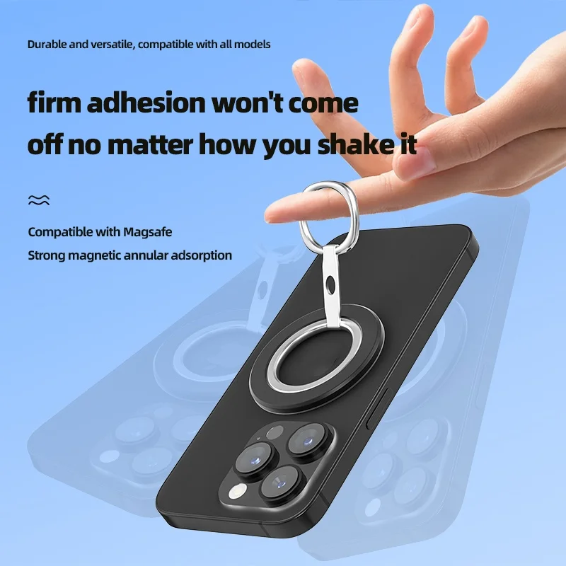 Soporte magnético para anillo de teléfono, soporte plegable portátil para teléfonos móviles, accesorios para teléfono, agarre de soporte - imagen 5