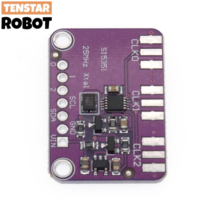 DC 3V-5V CJMCU-5351 Si5351A Si5351 I2C generador de reloj módulo de placa de ruptura generador de señal reloj 8KHz-160MHz - imagen 4
