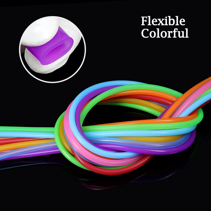 Tubo de silicona Flexible de 1/5/10m, 17 colores ID 2, 3, 4, 5, 6mm, tubos de riego de aire para acuario, conector de agua, mangueras de jardín de calidad alimentaria - imagen 3