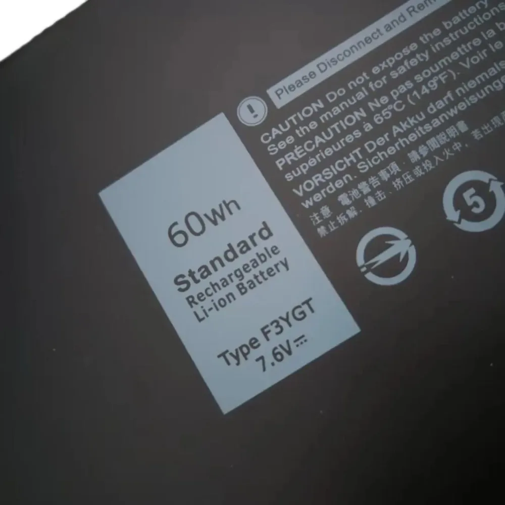 Damaite F3YGT para Dell batería Latitude 7480 12 13 7000 7280 7290 E7280 E7290 E7380 E7390 7000 7380 7390 7480 7490 2X39G - imagen 4