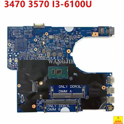 Placa base Dell Latitude 3470/3570 para i3-6100U/i5-6300U